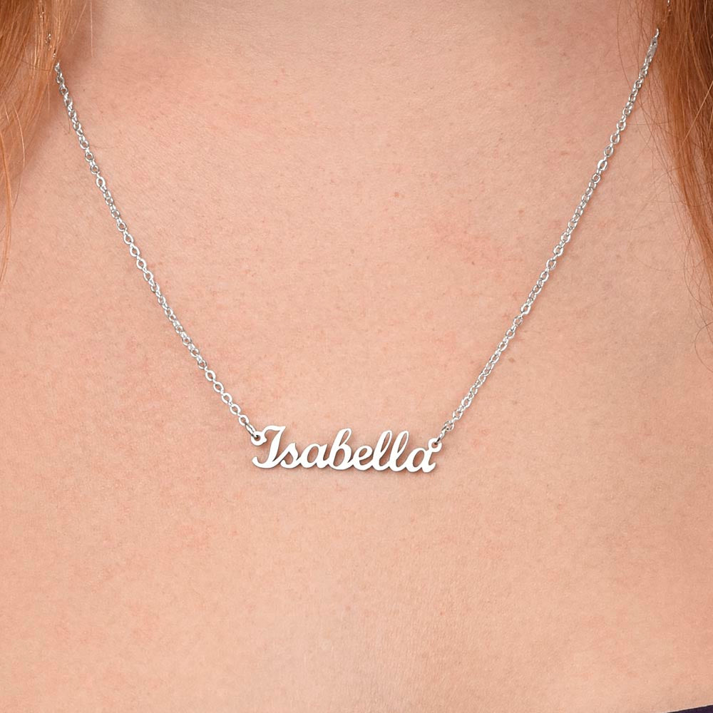 "Endless Elegance" Personalized Name Necklace