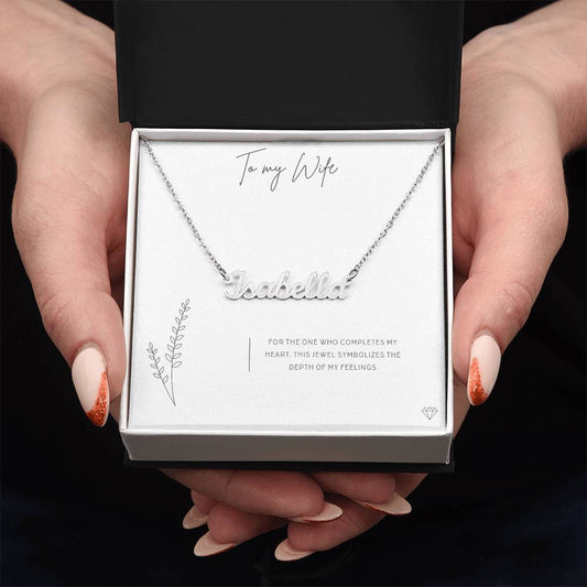 "Endless Elegance" Personalized Name Necklace