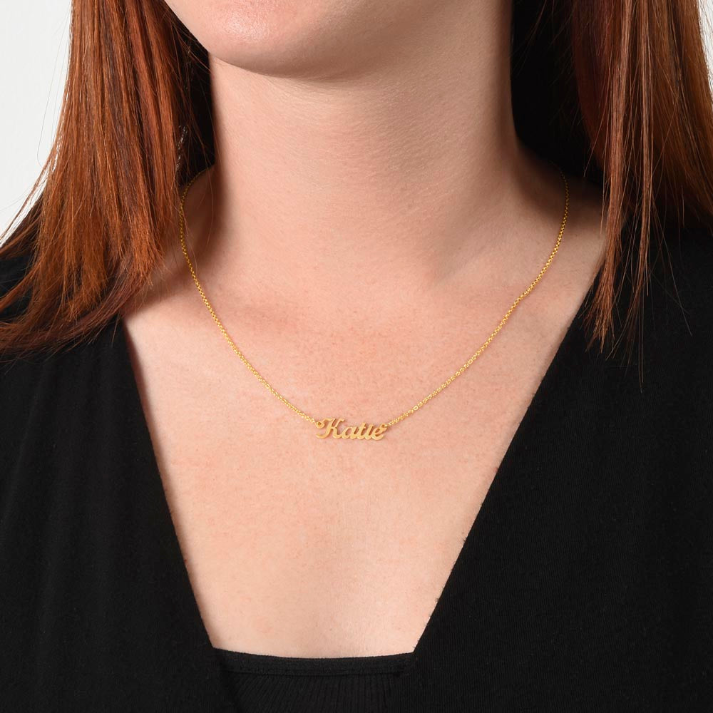 "Endless Elegance" Personalized Name Necklace