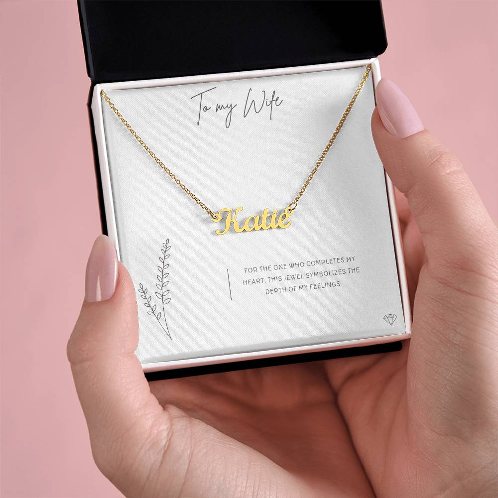 "Endless Elegance" Personalized Name Necklace