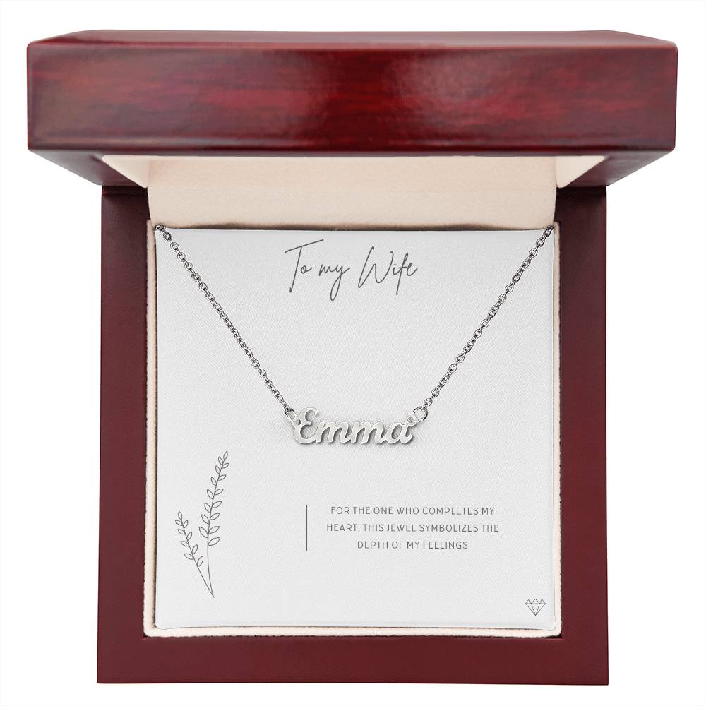 "Endless Elegance" Personalized Name Necklace