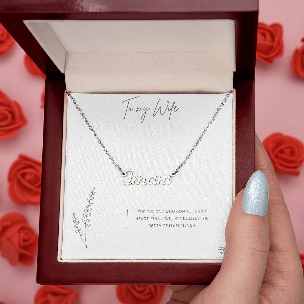 "Endless Elegance" Personalized Name Necklace