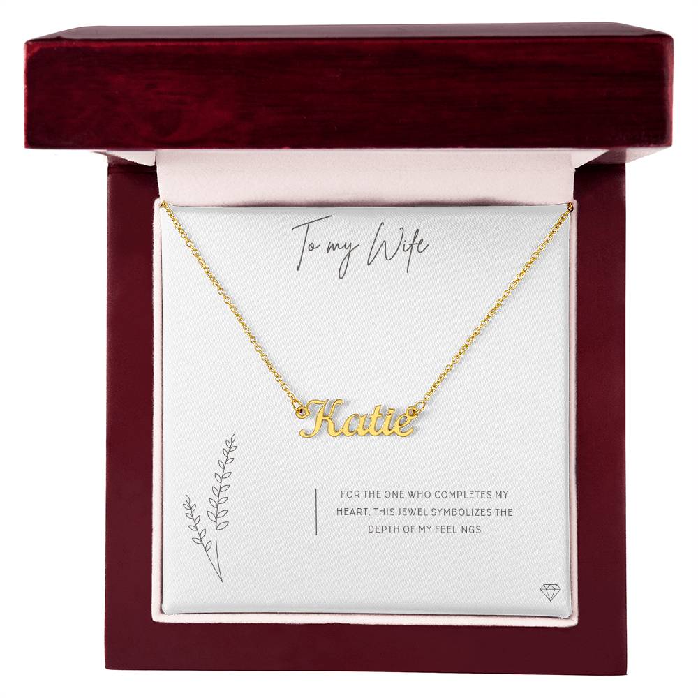 "Endless Elegance" Personalized Name Necklace