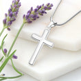 Load image into Gallery viewer, "Devoted Joy" Cross Necklace
