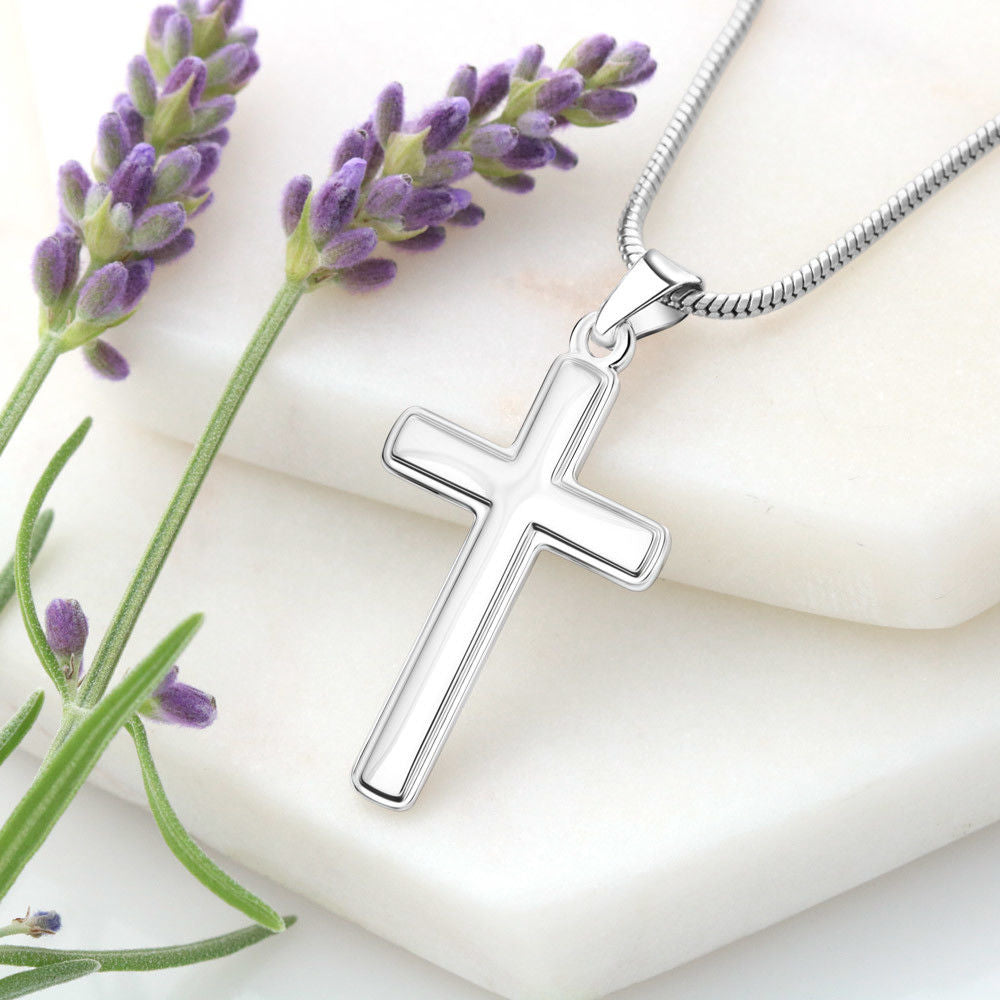 "Devoted Joy" Cross Necklace