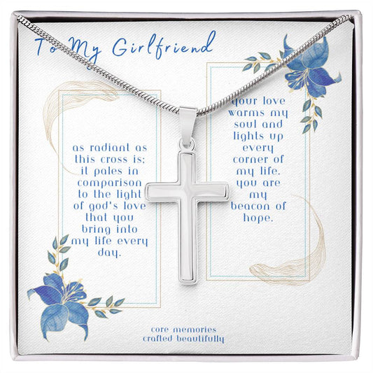 "Devoted Joy" Cross Necklace